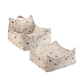Wigiwama Beanbag Chair & Ottoman Set - Terrazzo Sand