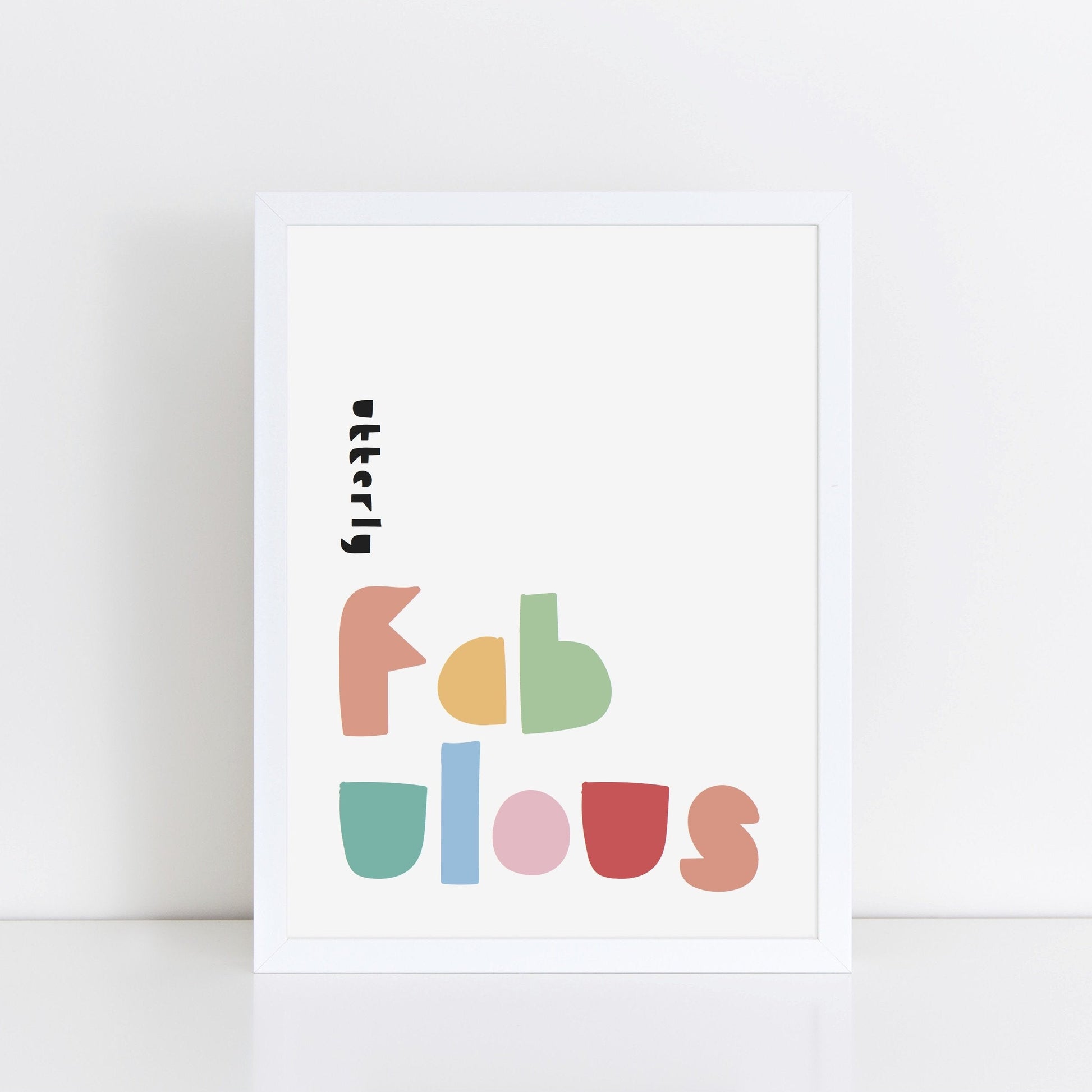 The Little Jones Utterly Fabulous Print - Spring Tones