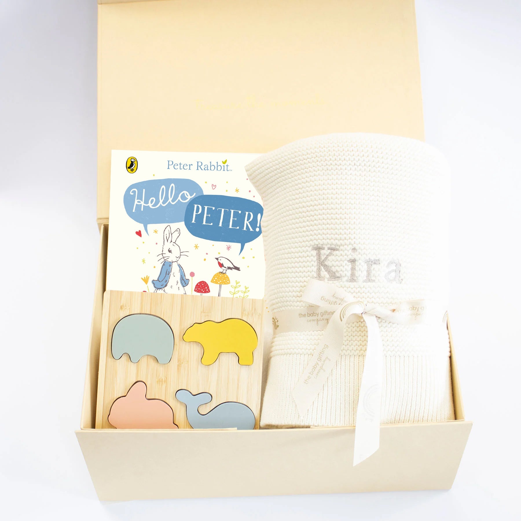 Welcome Baby Play & Read Personalised Baby Gift Set by The Baby Gifting Co.