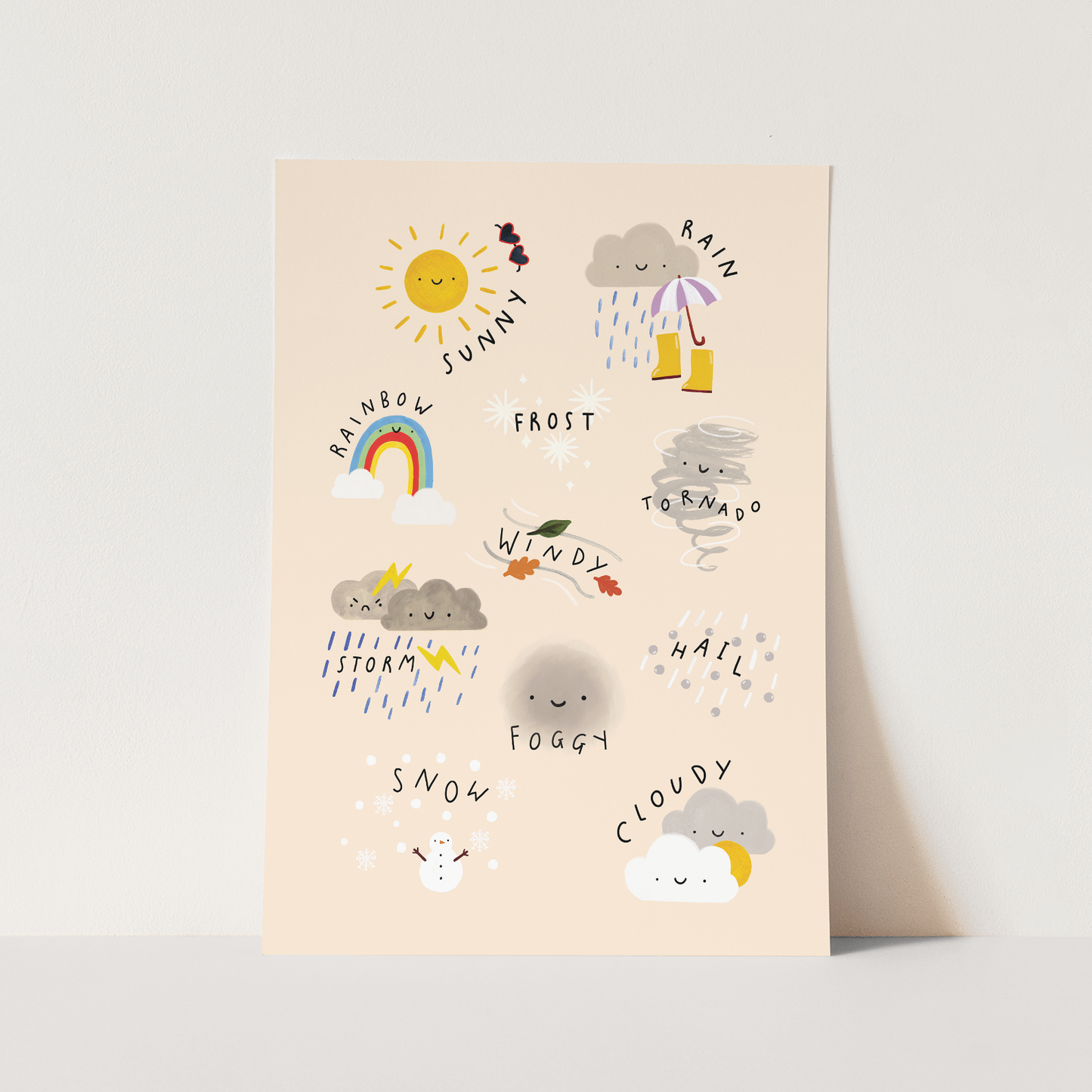Kid of the Village Weather Art Print