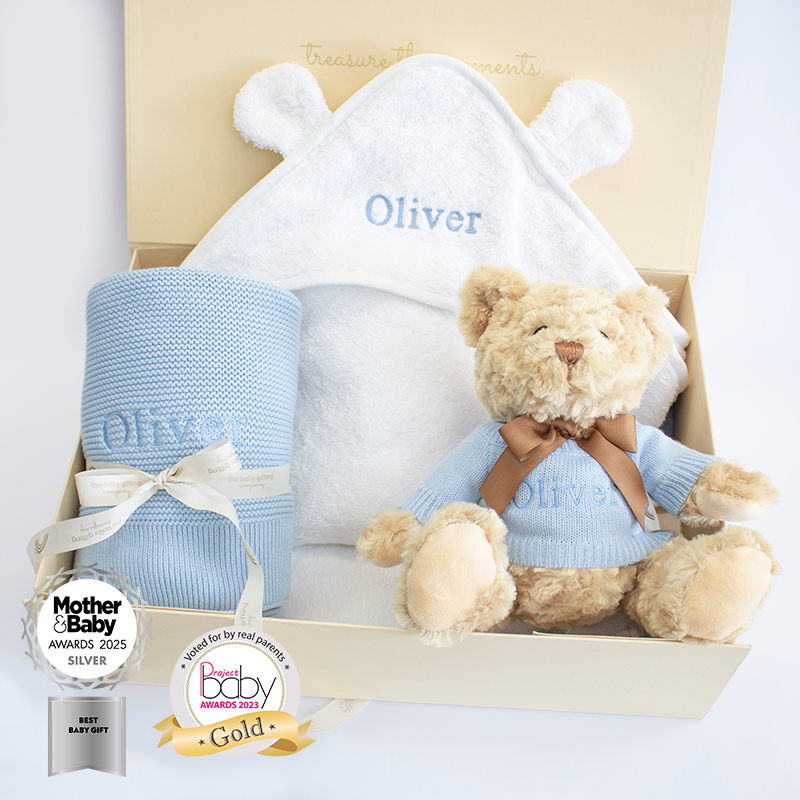 Welcome Little One Personalised Baby Gift Set by The Baby Gifting Co.