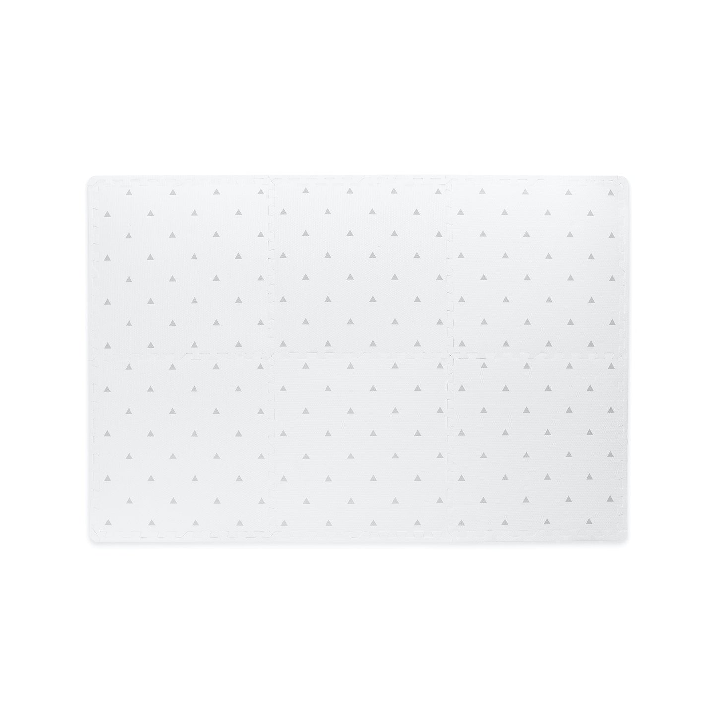 gus + beau Triangle Foam Playmat Set - White