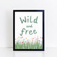 The Little Jones Wild and Free Print