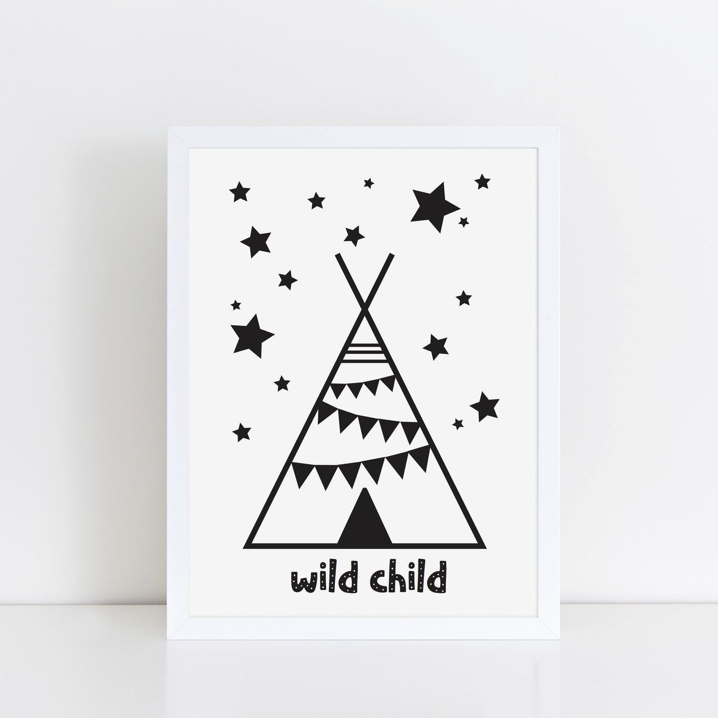 The Little Jones Wild Child Teepee Print
