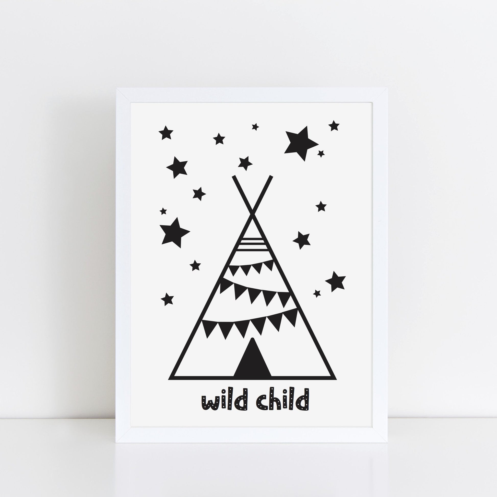 The Little Jones Wild Child Teepee Print