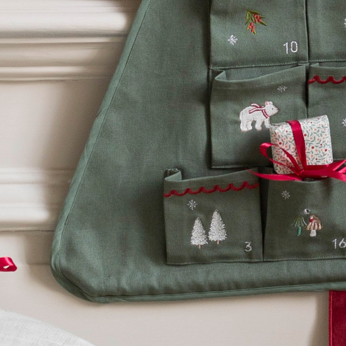 Avery Row Fabric Advent Calendar - Christmas Tree