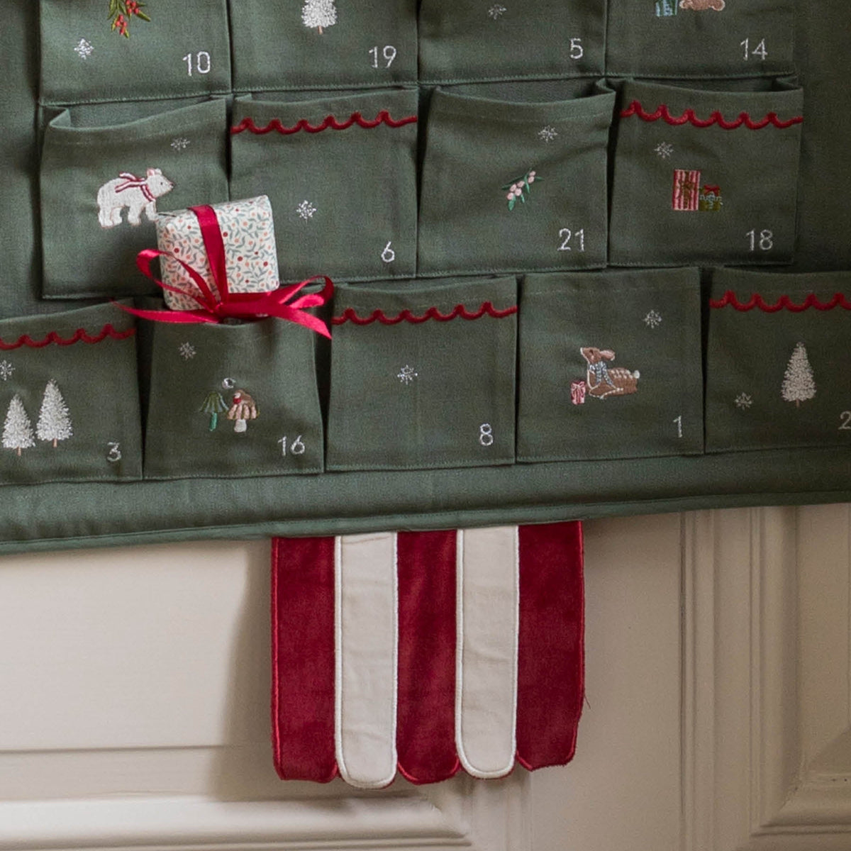 Avery Row Fabric Advent Calendar - Christmas Tree