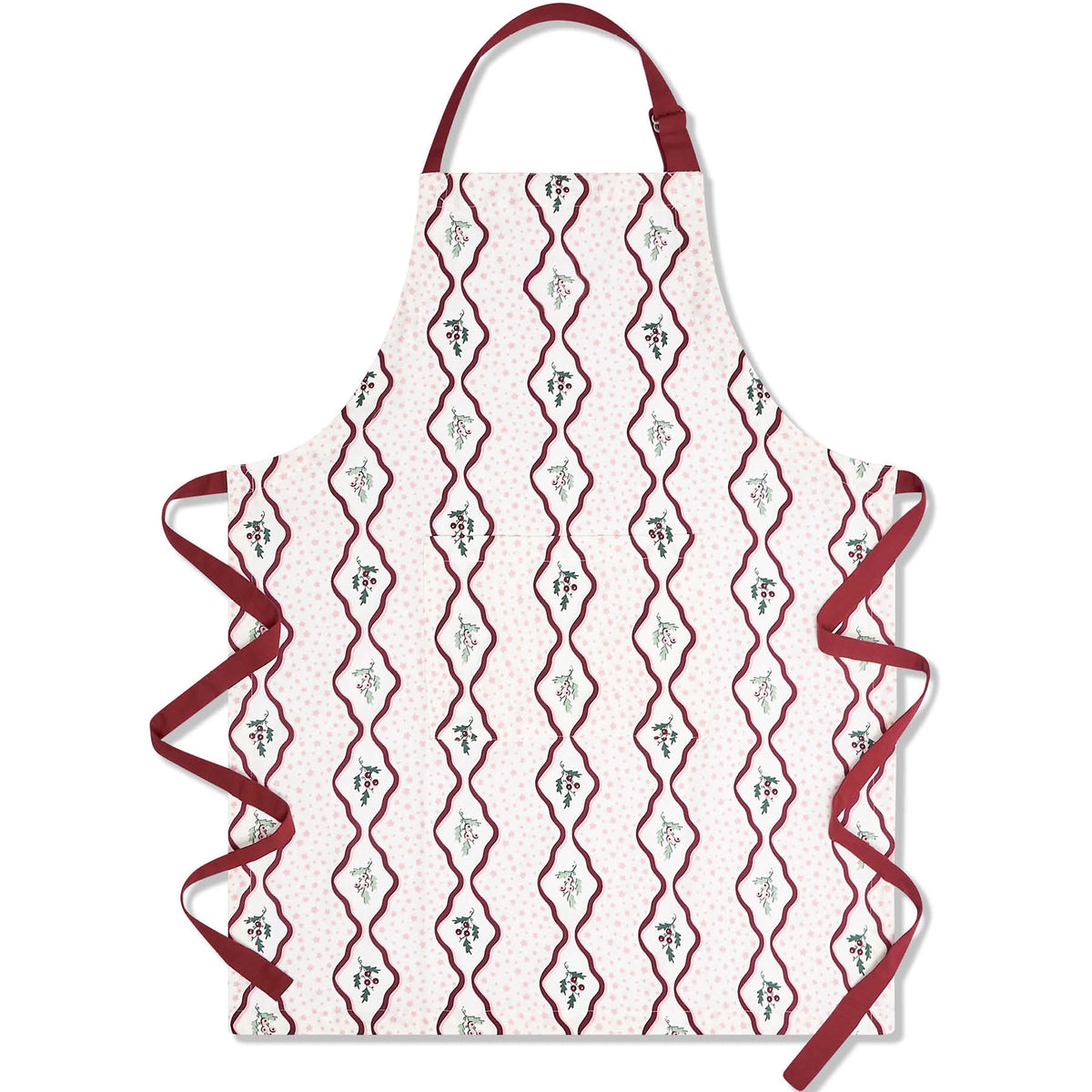 Avery Row Kitchen Apron - Berry Ribbons