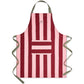 Avery Row Kitchen Apron - Bold Stripe Burgundy