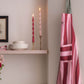Avery Row Kitchen Apron - Bold Stripe Burgundy