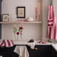 Avery Row Kitchen Apron - Bold Stripe Burgundy
