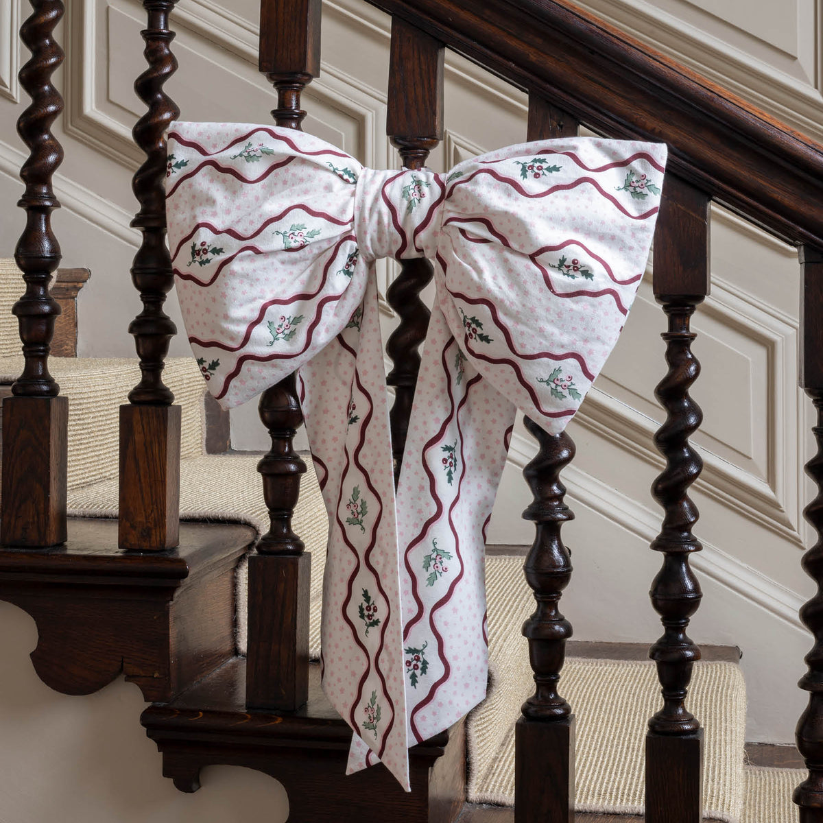 Avery Row Christmas Hanging Bow - Berry Ribbons