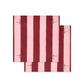 Avery Row Napkins, Set of 2 - Bold Stripe Burgundy