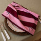 Avery Row Napkins, Set of 2 - Bold Stripe Burgundy