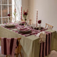 Avery Row Napkins, Set of 2 - Bold Stripe Burgundy