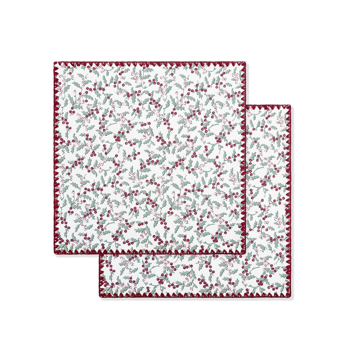 Avery Row Napkins, Set of 2 - Berry Vines