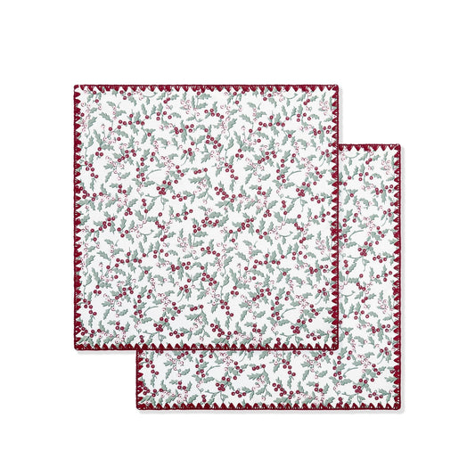 Avery Row Napkins, Set of 2 - Berry Vines