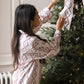 Avery Row Women's Flannel Pyjamas - Berry Ribbons