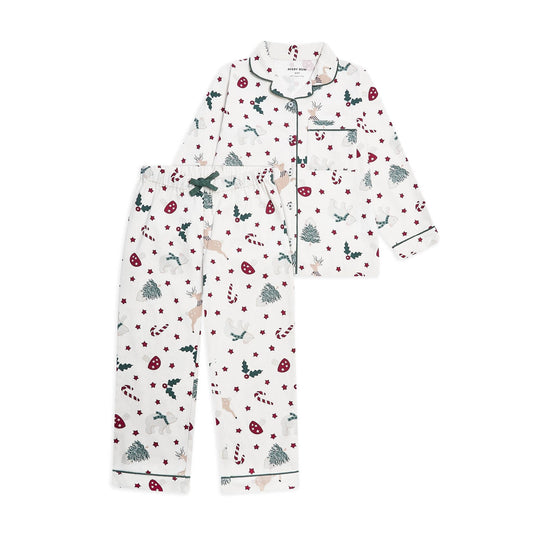 Avery Row Children's Flannel Pyjamas -  Christmas Carousel