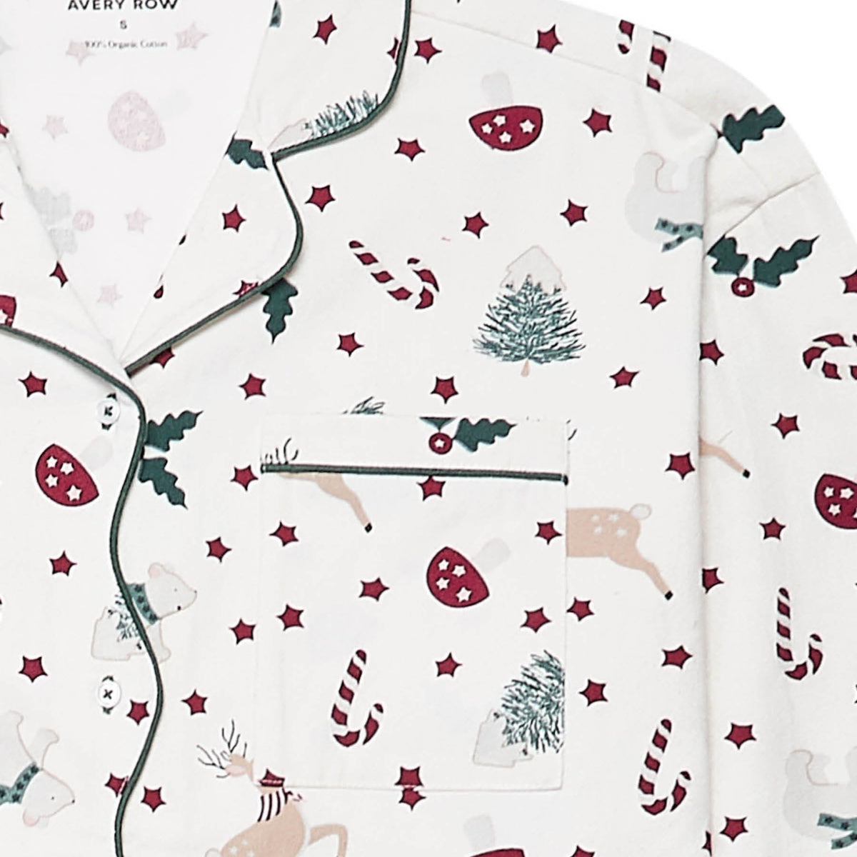 Avery Row Women's Flannel Pyjamas - Christmas Carousel