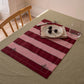 Avery Row Cotton Place Mats, Set of 2 - Bold Stripe Burgundy