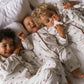 Avery Row Baby Flannel Sleepsuit - Holly Scatter