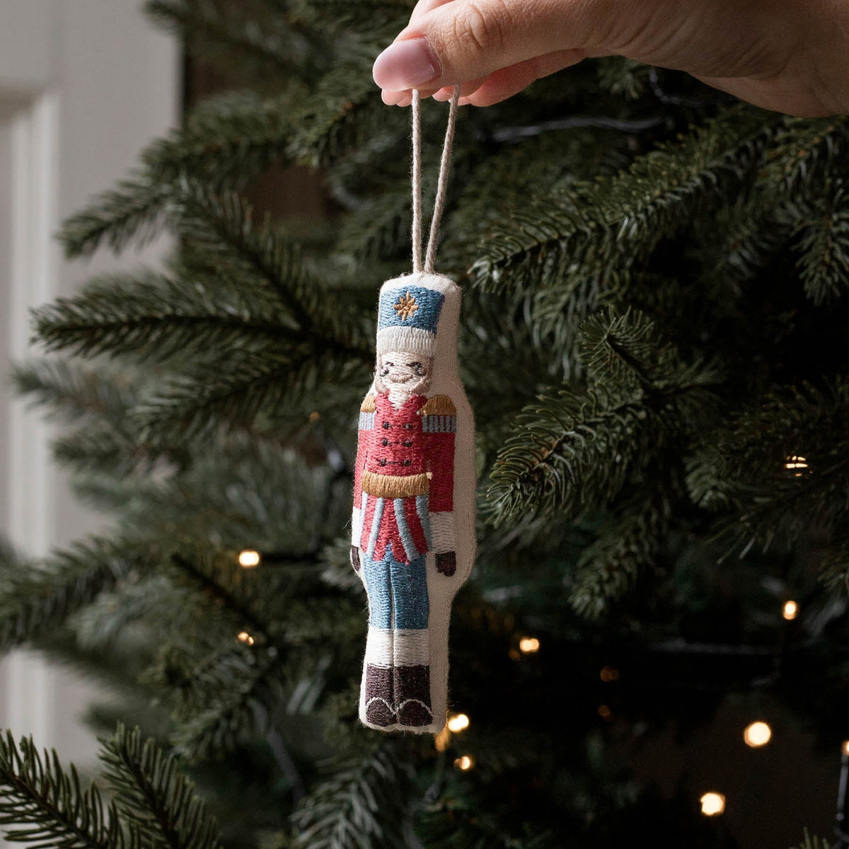 Avery Row Embroidered Tree Decorations, Set of 5 - The Nutcracker
