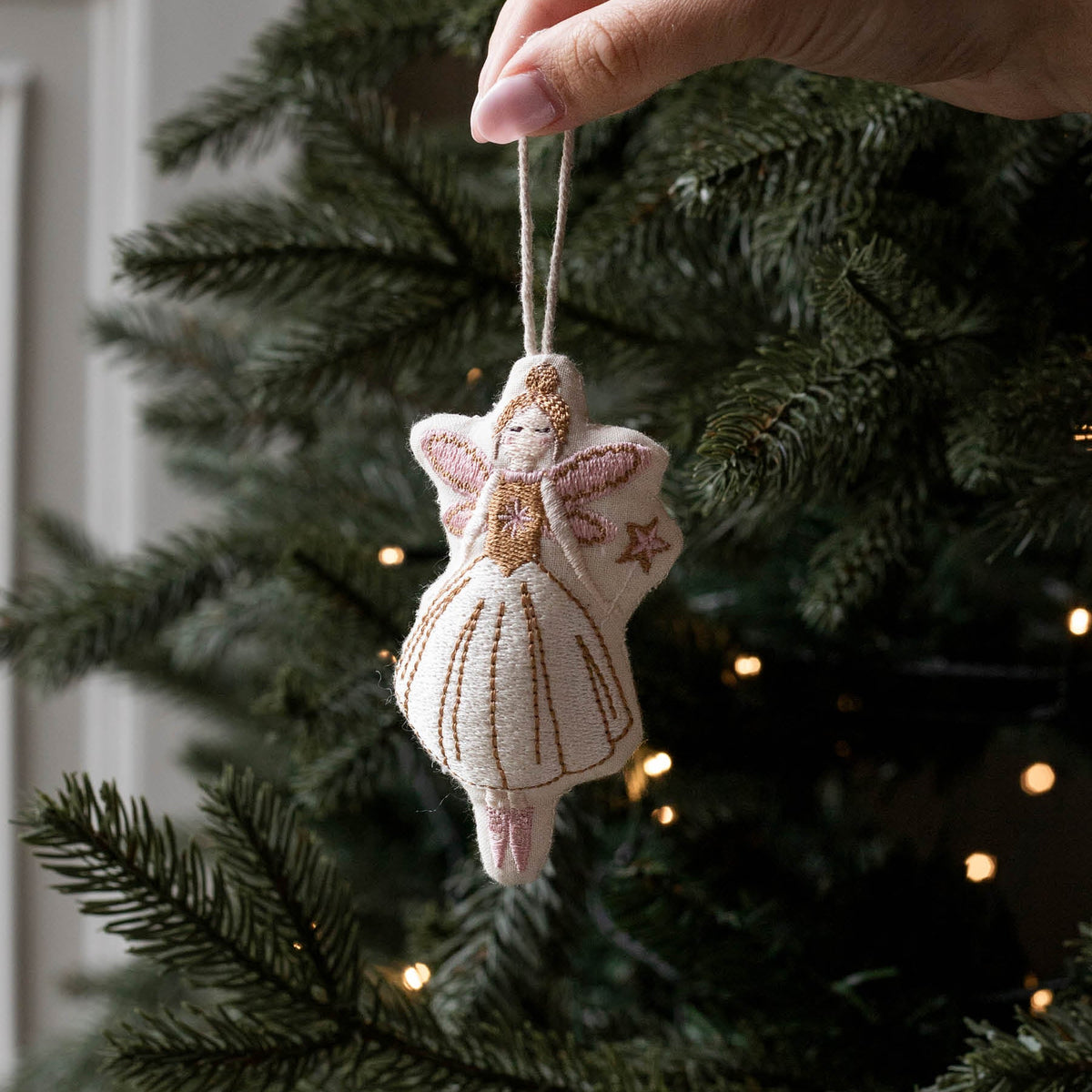 Avery Row Embroidered Tree Decorations, Set of 5 - The Nutcracker