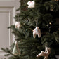 Avery Row Embroidered Tree Decorations, Set of 5 - Wintry Woodlands
