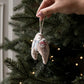 Avery Row Embroidered Tree Decorations, Set of 5 - Wintry Woodlands