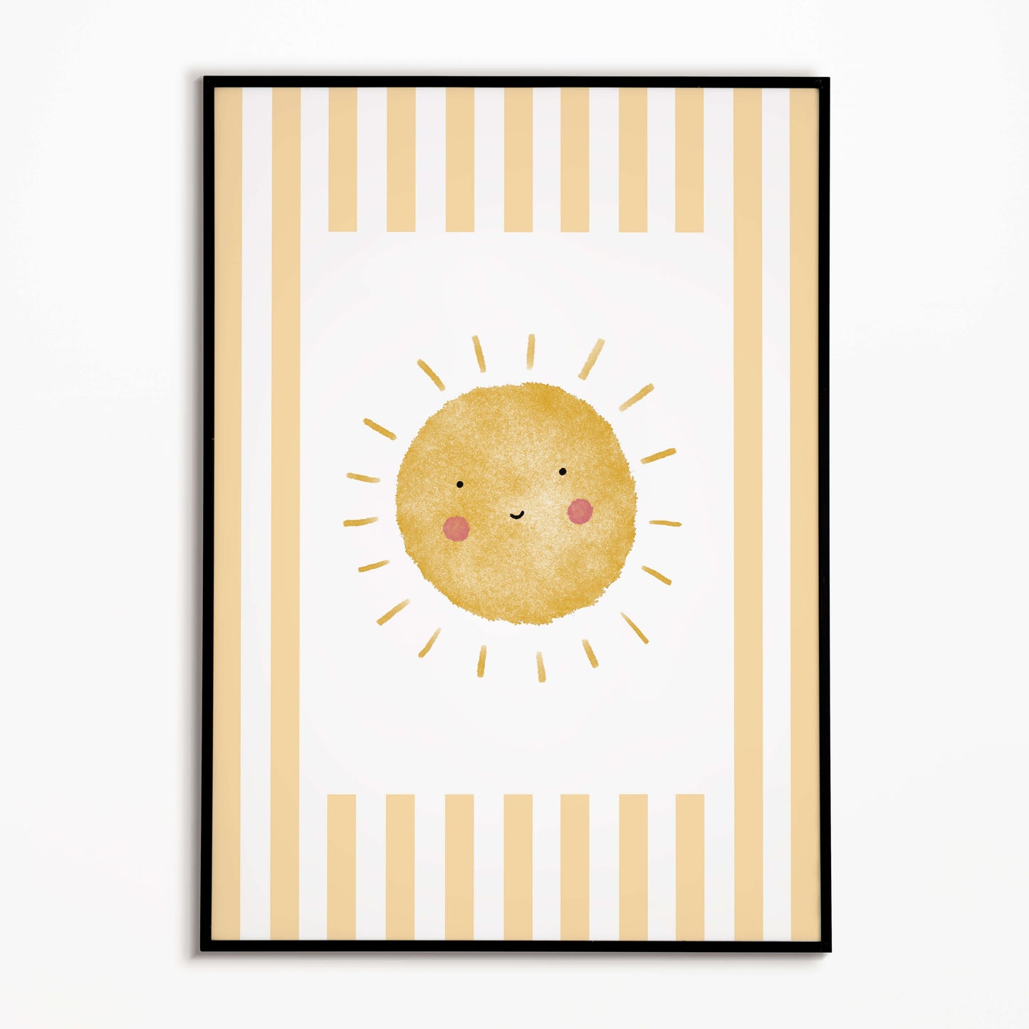 The Little Jones Sunshine Print - Yellow Stripes
