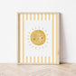 The Little Jones Sunshine Print - Yellow Stripes