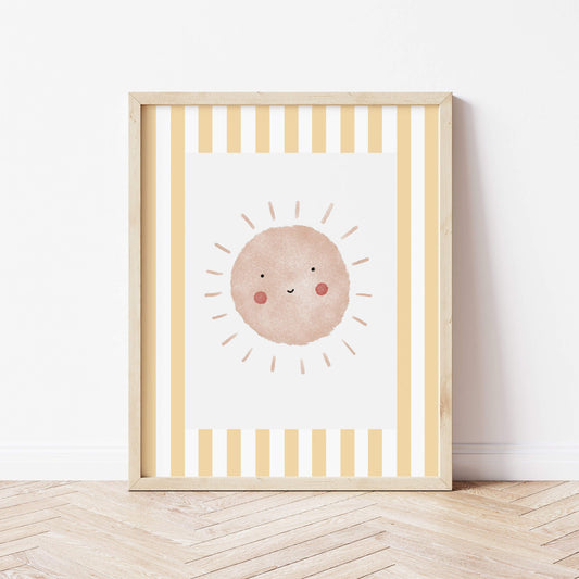 The Little Jones Boho Sunshine Print - Yellow Stripes