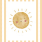 The Little Jones Sunshine Print - Yellow Stripes