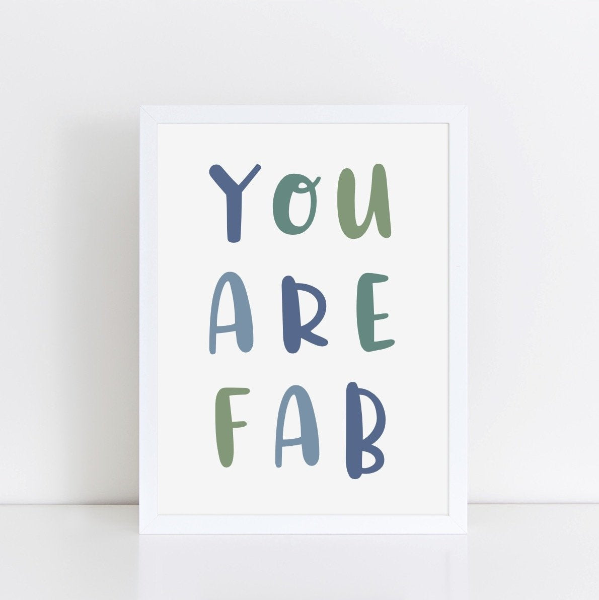 The Little Jones You Are Fab Print - Blues