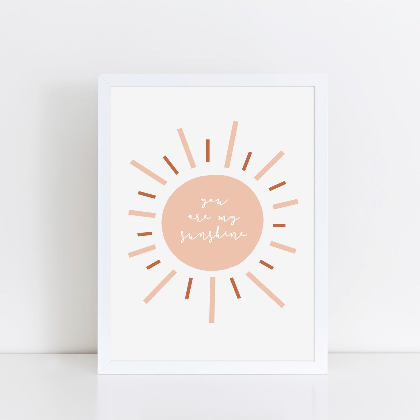 The Little Jones You Are My Sunshine Print - Light Peach