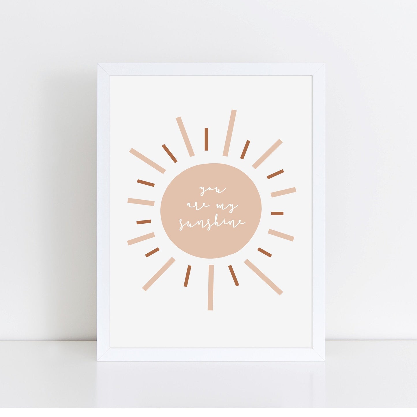 The Little Jones You Are My Sunshine Print - Light Peach