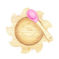 Wild & Stone Baby Bamboo Weaning Bowl Set - Sunshine 