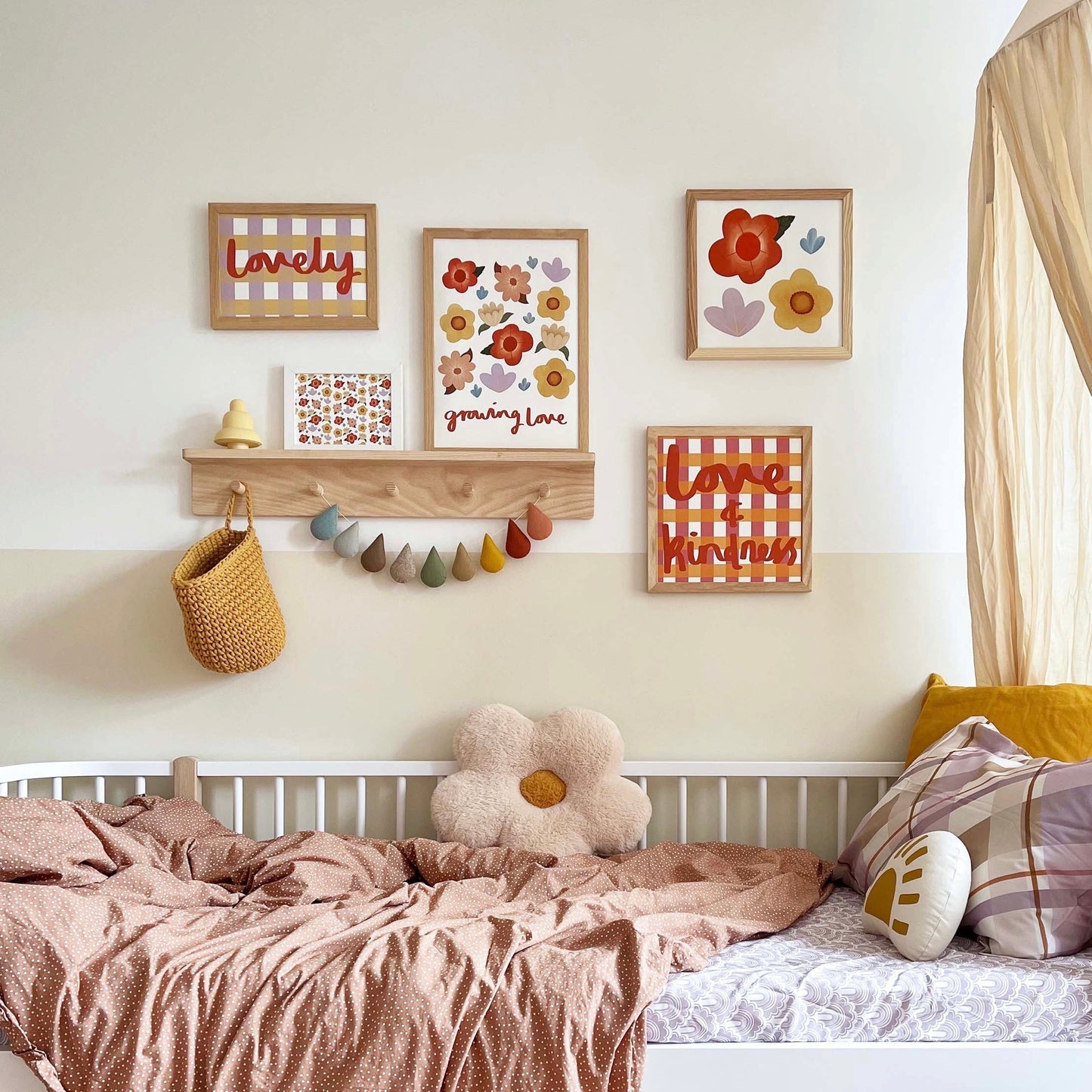 Kid of the Village Love and Kindness Art Print