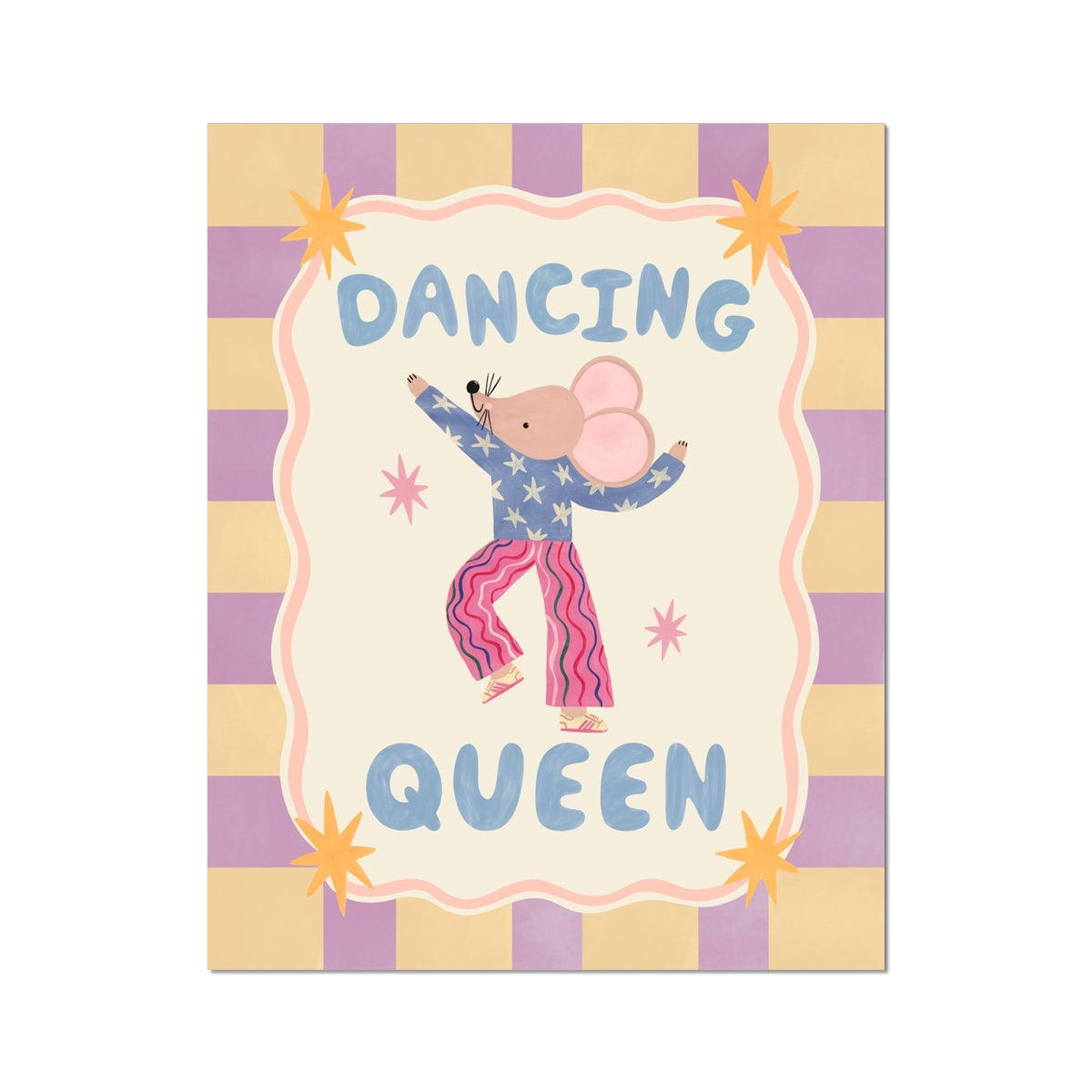 Kid of the Village Dancing Queen Art Print