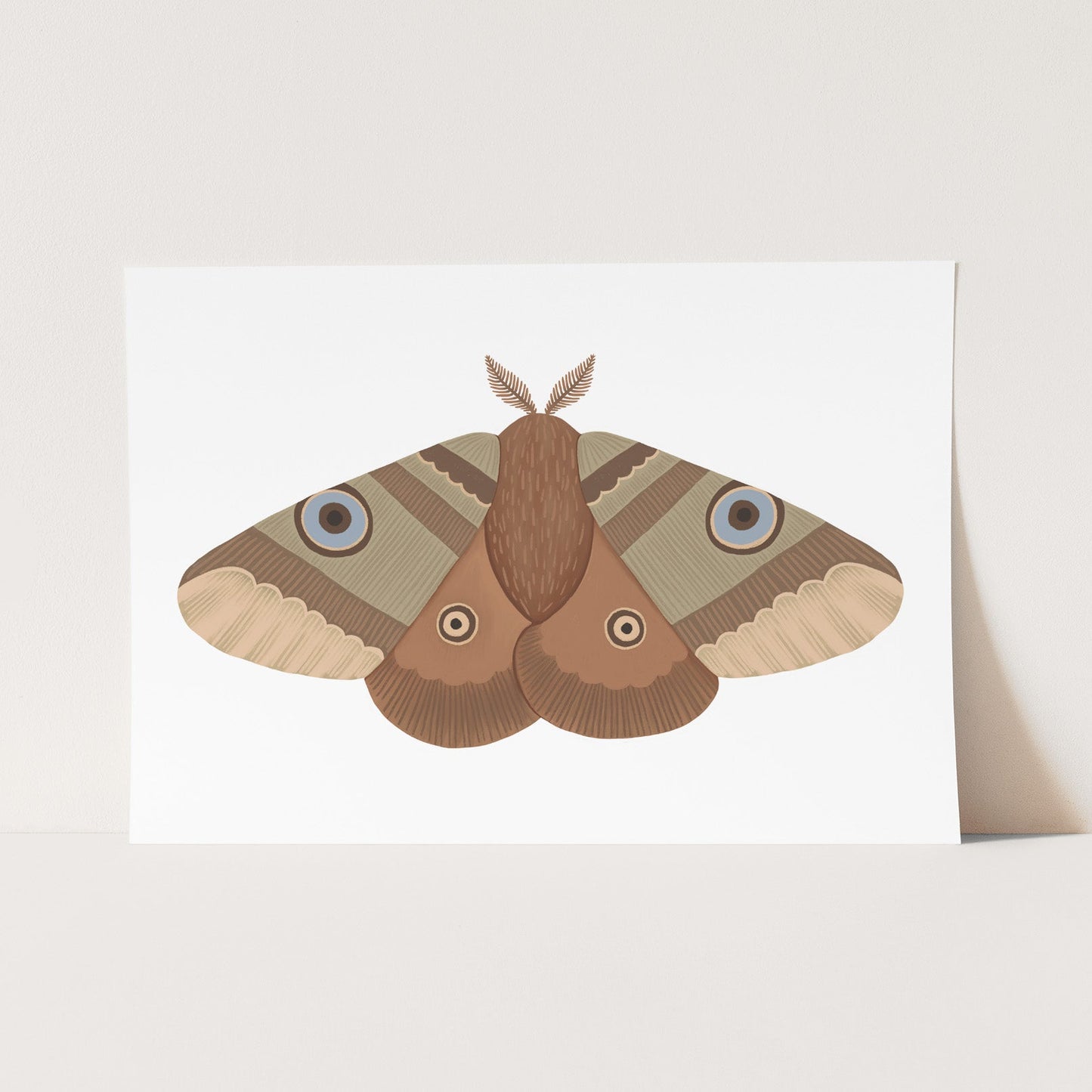 Kid of the Village Moth Art Print