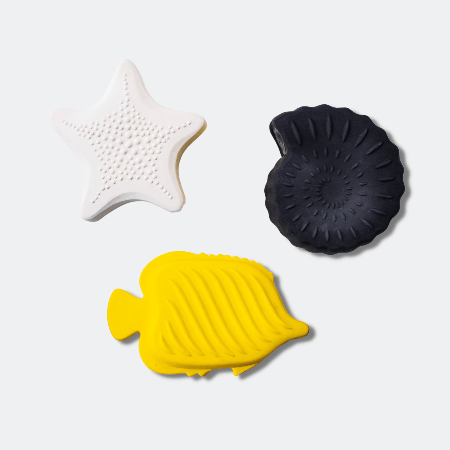 Etta Loves Natural Rubber Animal Bath Toys - 3-pack