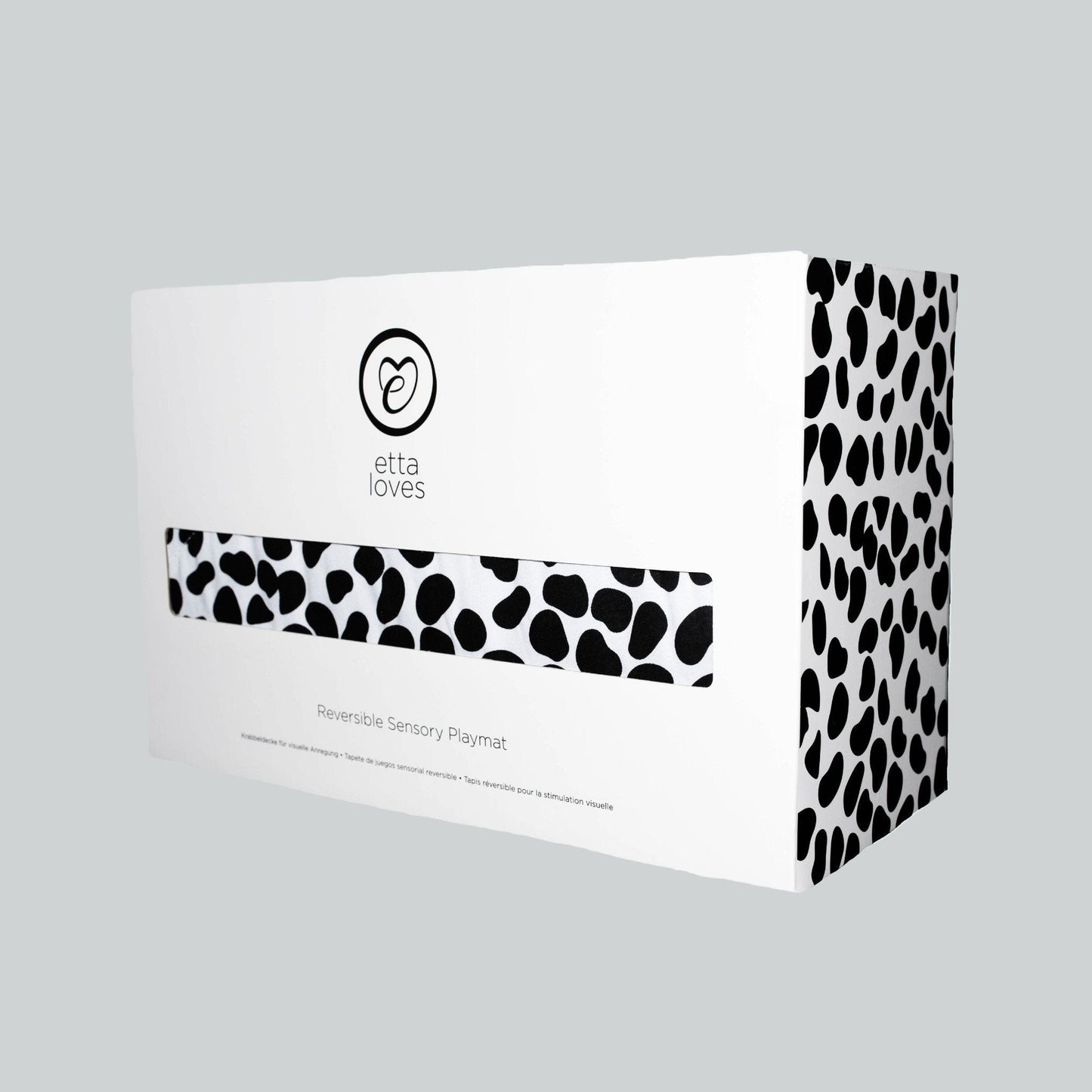 Etta Loves Sensory Reversible Baby Playmat - Animal Print