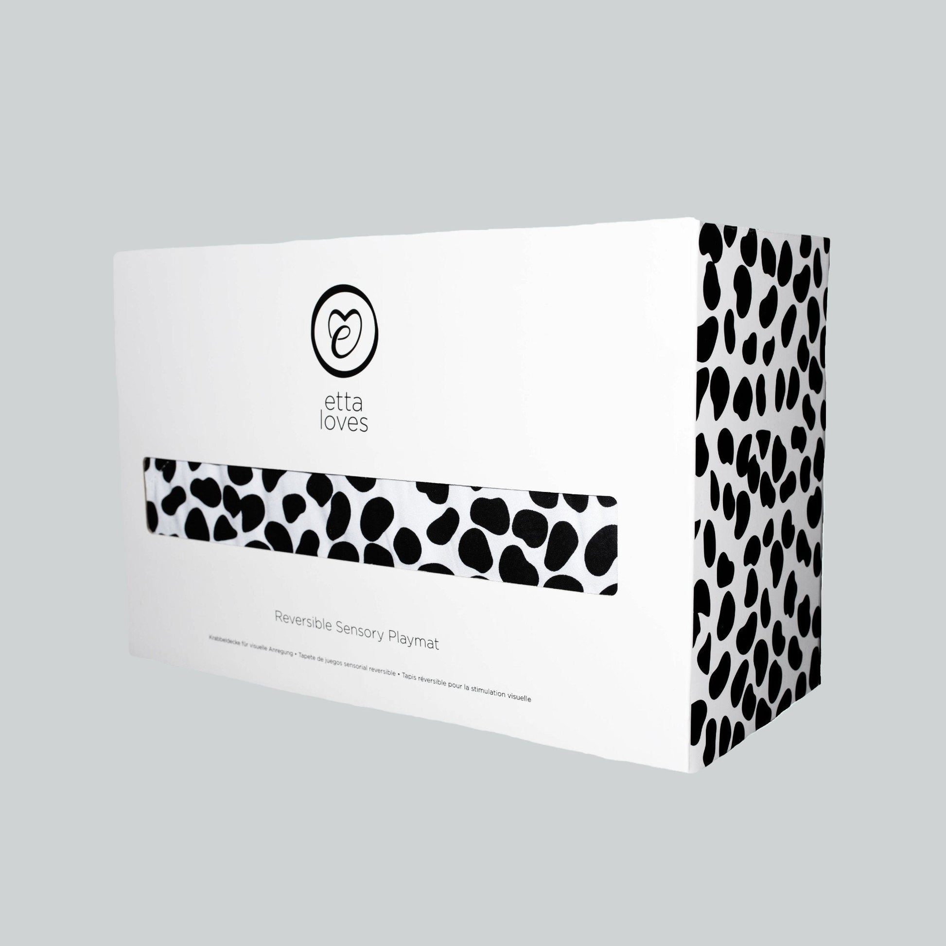 Etta Loves Sensory Reversible Baby Playmat - Animal Print