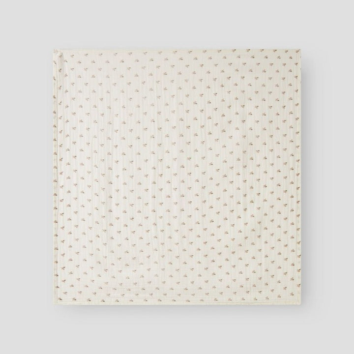 Lil' Atelier Organic Muslin Cloths - 3 Pk - Coconut Milk/Peach Whip