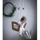 Lillagunga Wooden Indoor Toddler Swing - Oak