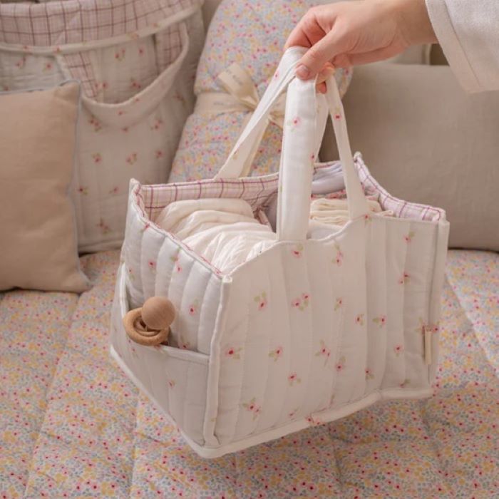 Avery Row Nappy Caddy - Anemone