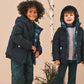 Toastie Kids Ecoreversible Puffer Jacket - Camo Ink Navy