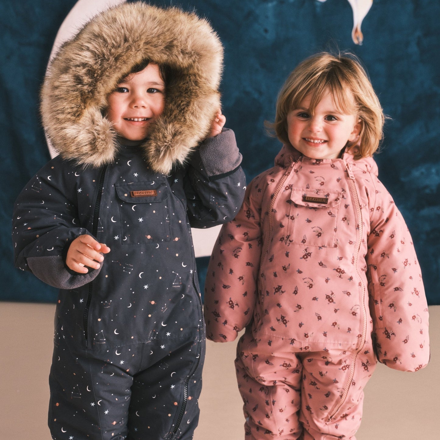 Toastie Kids Padded Winter Suit - Floral