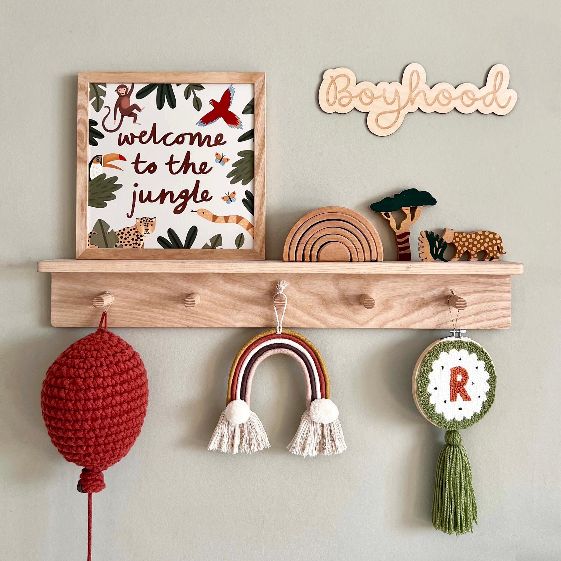 Kid of the Village Welcome to the Jungle Art Print - Stone